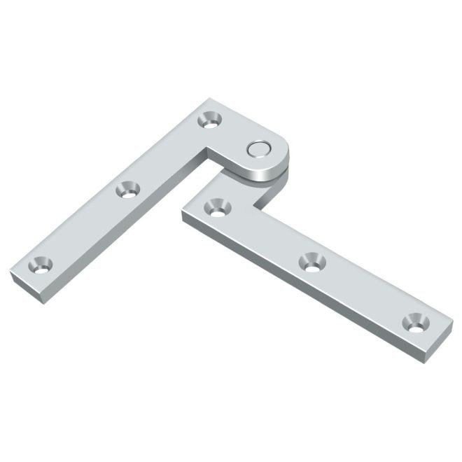 Charnière en chrome poli Deltana PH35U26 3-7 / 8 "x 5/8" x 1-5 / 8 ", Chrome poli