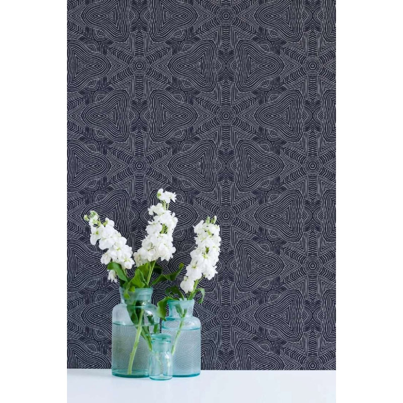 Abra Arbor Star Small 10' L x 24" W Wallpaper Roll, Paper, Non-pasted