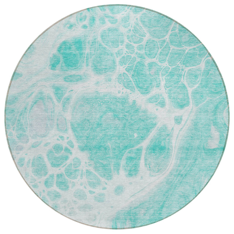 Tapis intérieur / extérieur Ayush, Rond 8 pi