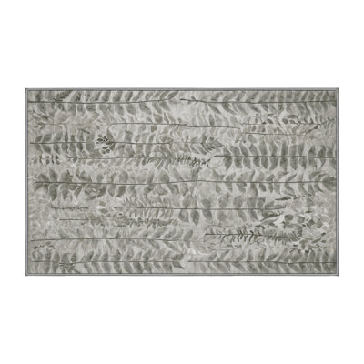Tapis gris lavable à la machine