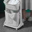 Plastic Rolling Laundry Sorter