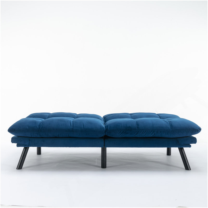Canapé-lit pliant convertible bleu marine