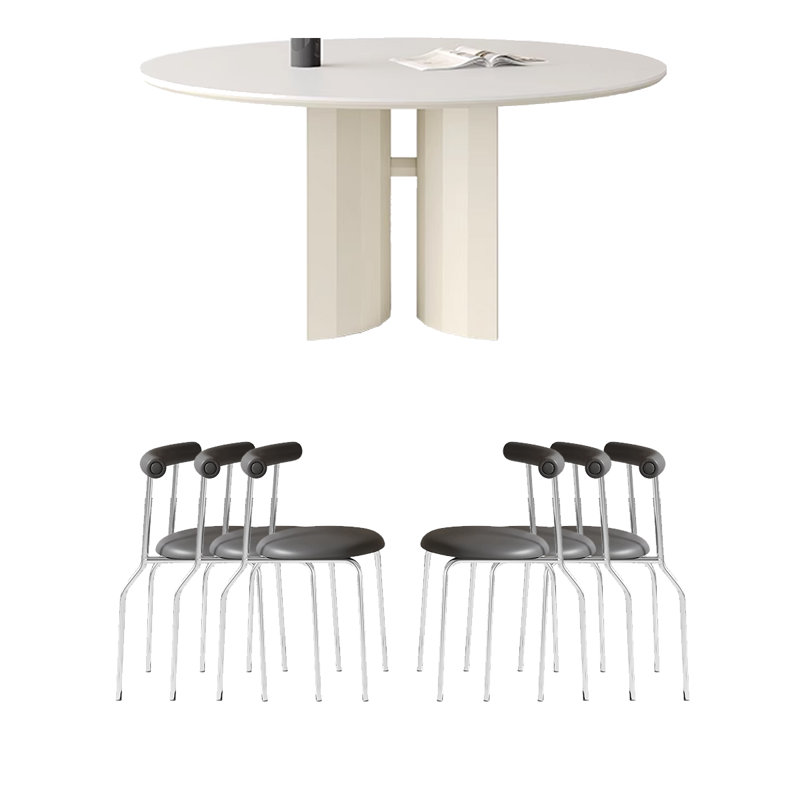 Table ronde French French, H 29,53 po x L 53,15 po x l 53,15 po