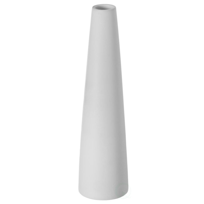 Tanyha 8-Inch Slim Cone Ceramic Vase – Modern Decorative Centerpiece, Minimalist Flower Holder - Elegant Accent for Living Room, Office, Bedroom, Entryway, or Bathroom Decor