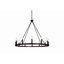 Kellen 12 - Light Waggon Wheel Chandelier