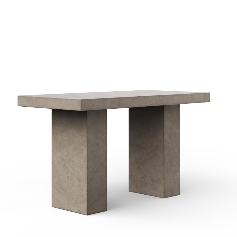 Table de salle à manger Kareen, Gris foncé, Table de bar (hauteur 41,75 po), L 70,75 po x l 35,5 po