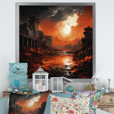 Greece Carthages Fall Landscape I - Classics Wall Art
