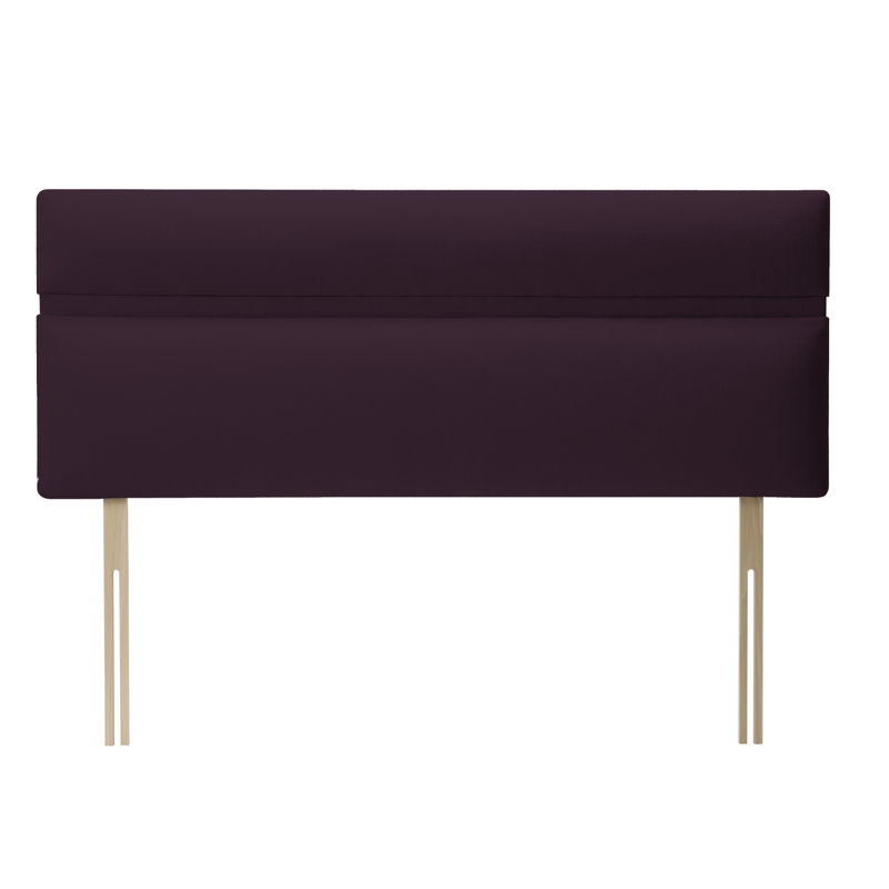 Upholstered Twill Headboard, Double (4'6), Slate Grey