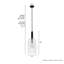 Luminaire suspendu cylindrique à 1 lumière Gatz-99661640