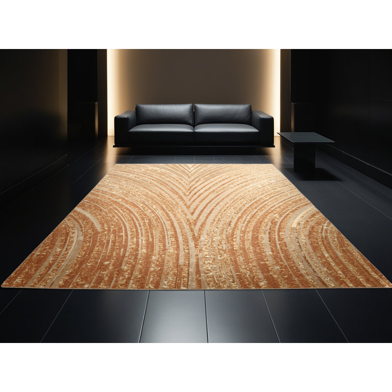 Tapis abstrait moderne et contemporain Prints New Machine, 2 x 5