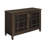Connaught 46"W Solid Wood 2-Shelf Low Storage Cabinet with Glass Doors-843167417