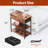 Narrow Side Table With Charging Station, End Table, Couch Table With Fabric Drawer For  For Living Room, Bedroon-1487747540