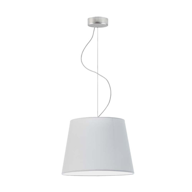 Demariana 1 - Light Single Pendant, Light Grey, Silver