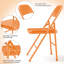 Ensemble de chaises pliantes 6/8, chaises pliables d'une capacité de 350 lb avec structure en métal pour une utilisation intérieure et extérieure-1698952534-1698952536