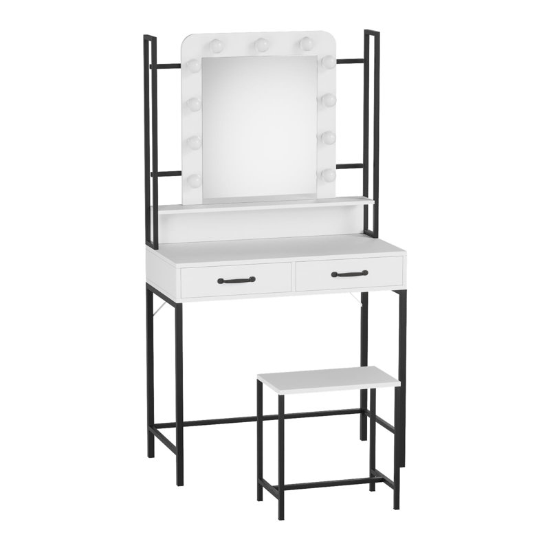 Angellyna Dressing Table with Mirror