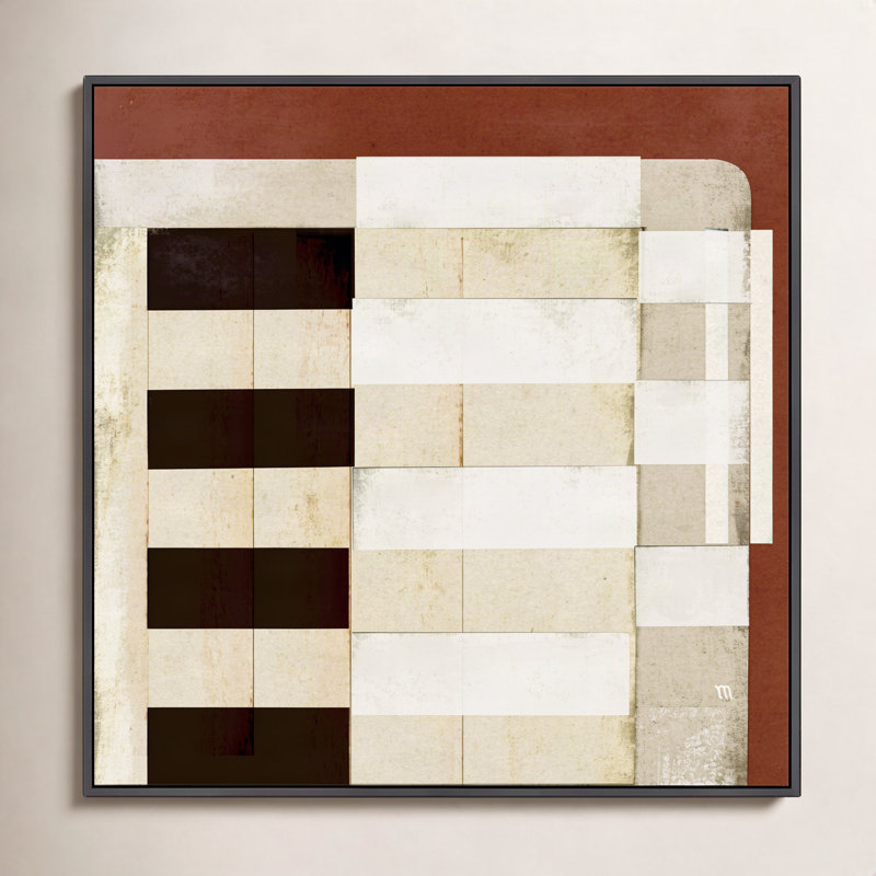 City Scape 3 by Marco Marella for Studio M - Framed Wall Art, 44" H x 44" W, Framed Print Canvas without Mat, Black