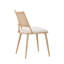 Mason 47cm H Upholstered Side Chair in Beige