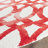 Amekia Hand Tufted Wool/Cotton Geometric Rug in Red/Ivory-153667354