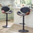 Swivel Adjustable Height Bar Stools Pu Leather Counter Stools With Bentwood Back For Bar, Kitchen And Dining Room-344063399-344969820
