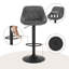 Paynter Swivel Upholstered Adjustable Height Counter Stool with Metal Frame-1519342152