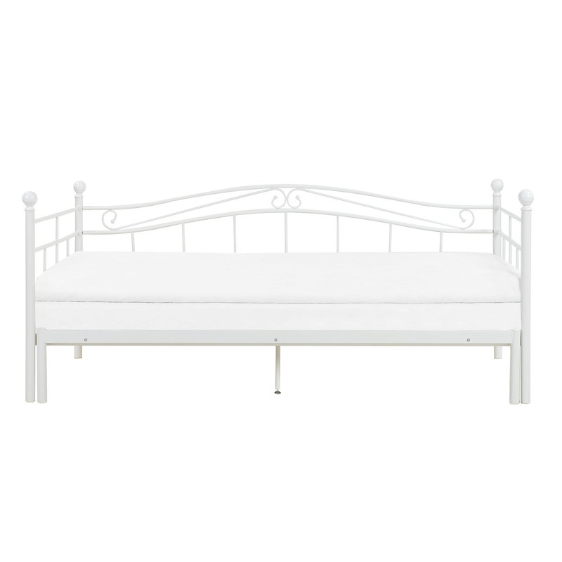 Enya Open-Frame Bed, White