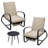 3-Piece Patio Removable Upholstered Lounge Chair Set With Coffee Table, Adjustable Backrest And Comfortable Footrest For Patio, Garden Or Balcony-1806872156