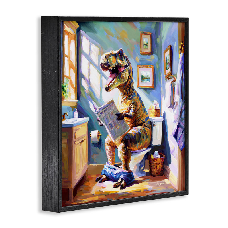 Art urbain, estampe numérique par Leon Devenice, H 12 po x l 12 po, Giclée encadrée noir minuit