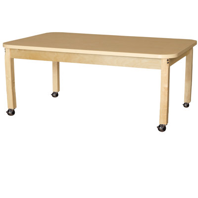 Laminate Adjustable Rectangle 6 Students Activity Table