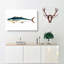 Mottled Mackerel Fish by George Shaw - Wrapped Canvas-55330634