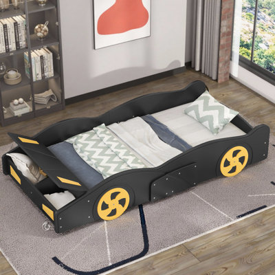 Lit plateforme pour enfants avec rangement innovant