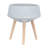 S/2 11/15" Terrazzo Planter W/ Wood Legs
