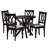 Lavoie 4 - Person Pedestal Dining Set-1988810337
