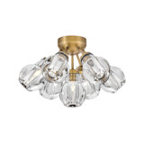 Elise 7 - Light 16.25'' Cluster Sphere Semi Flush Mount