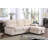 Velvet Fabric Reversible Sleeper Sectional Sofa Chaise-1610650161