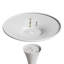 31.4" Round Dining Table In White, Metal Leg Design For Extra Stability, Simple Yet Stylish, Versatile Various Occasions White Table, Legs Long-lasting Durability, Exquisite And Simple, Ideal 2-3