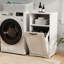 Armoire à linge avec sacs à doublure amovibles, rangement compact et compact pour une gestion efficace du linge