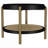 Black Round End Table