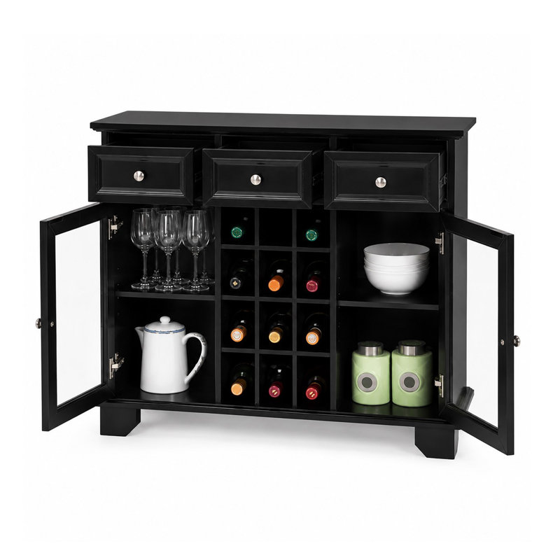 Rafaan 36.5 " L Bar Cabinet