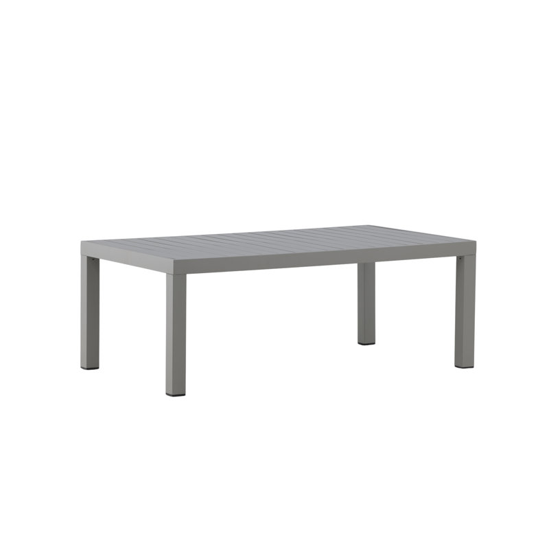 Eurijah Rectangular Metal Outdoor Coffee Table , 110cm cm W 70cm cm D