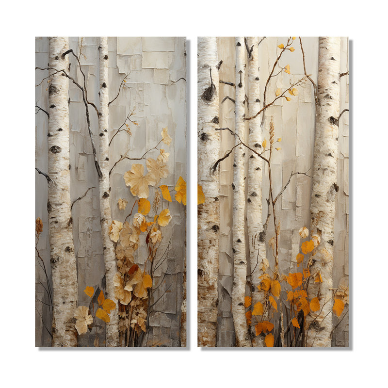 Allman - Tree Large Wall Art, 32" H x 32" W, Wrapped Canvas, Does Not Apply