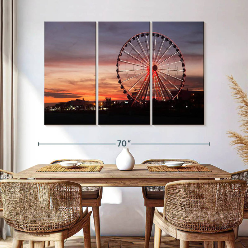 Kerner Ferris Wheel In Myrtle Beach, 28" H x 45" W
