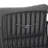  5-Piece Outdoor Sectional Patio Conversation Set with Coffee Table and Deep Cushions, Black Gray-977113239