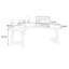 Brown L-Shaped Solid Wood writing desk