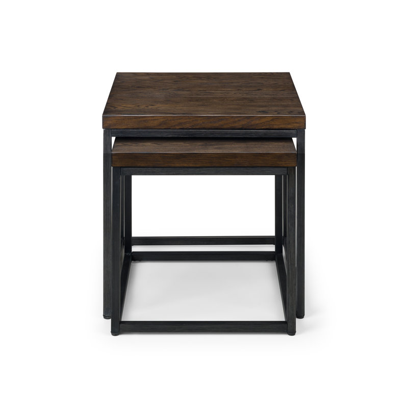 Perrott Frame Nesting Tables, Dark Oak