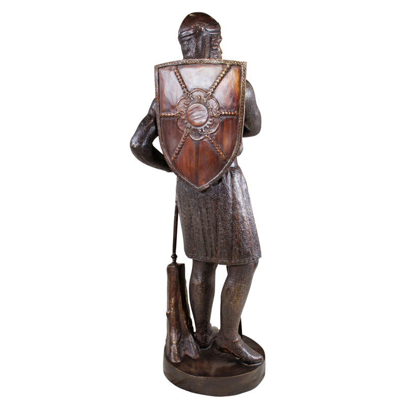 Battle Ready, Medieval Soldier Garden Statue