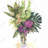 Tropical flower assemblage - 32"x32" art on canvas