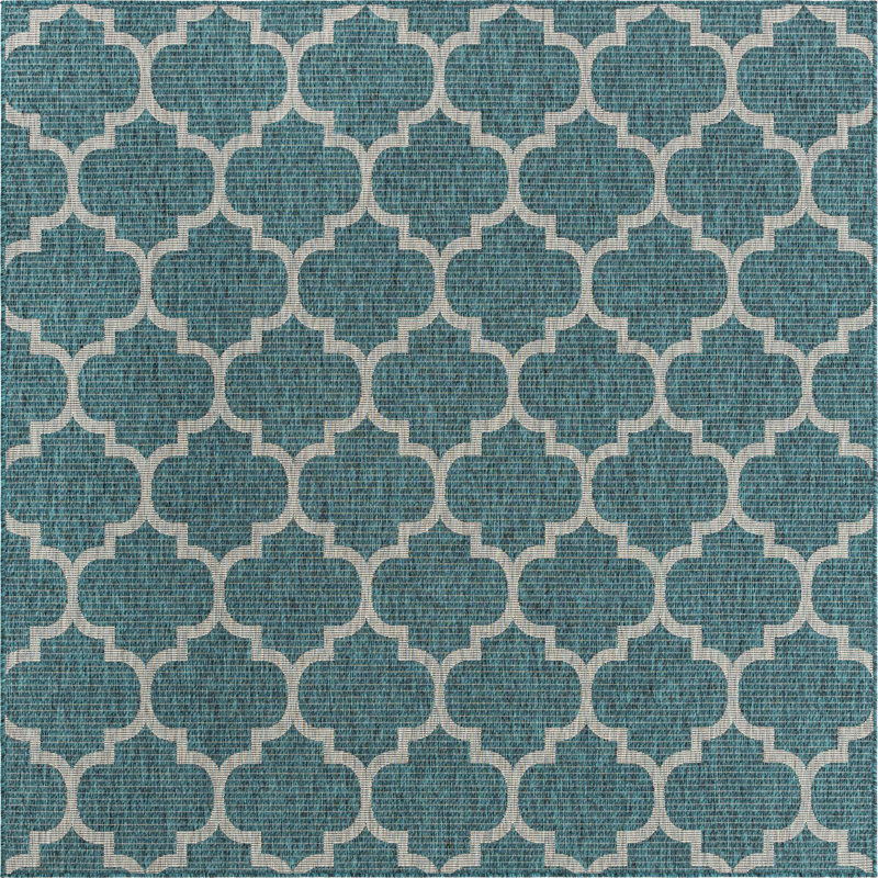 Tapis vert foncé pour l'extérieur, Carré 8 pi