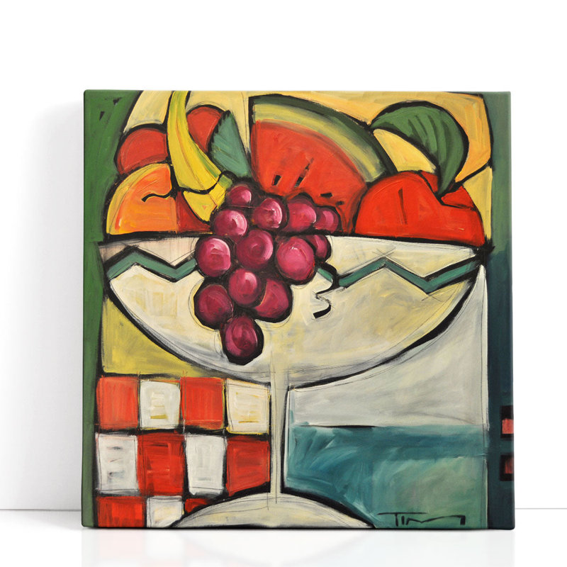 Fruit cocktail - reproduction d'art sur toile, H 24 po x l 24 po
