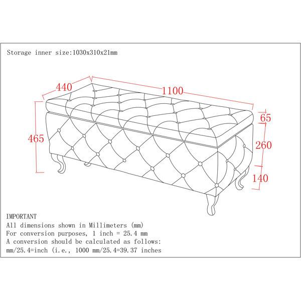 Dimensions du produit