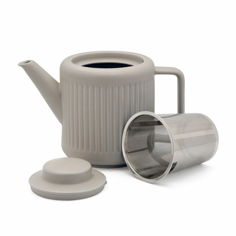 Bredemeijer 1200ml Stainless Steel, Light Grey